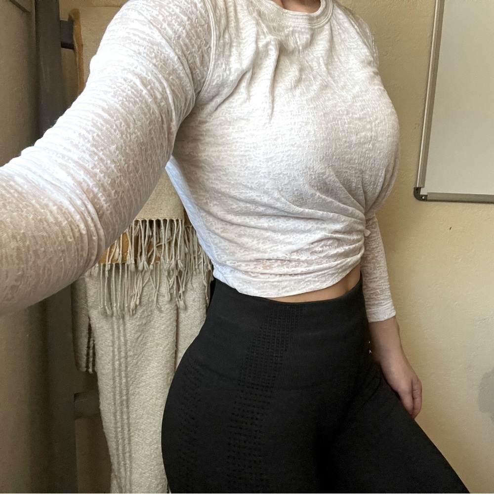 🖤 CRZ Yoga Burnout casual Tee + bonus gift